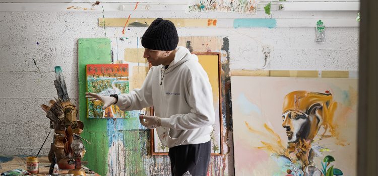 paintings and sculptures by Alberto Ballocca